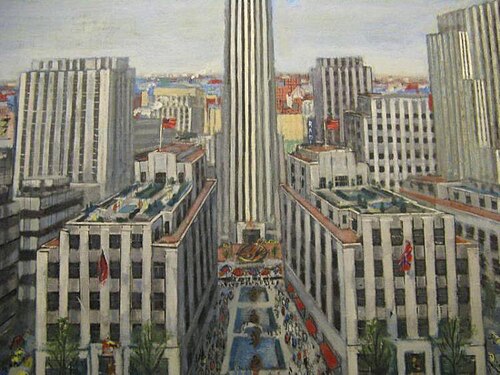 Rockefeller Center, N.Y.C, 1940, Morris Neuwirth