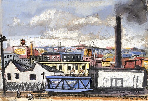 Newton Creek, 1940, Morris Neuwirth