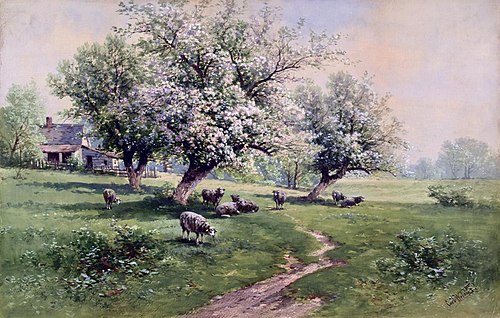 Spring Landscape, , Carl Weber