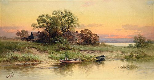 Paysage, , Carl Weber