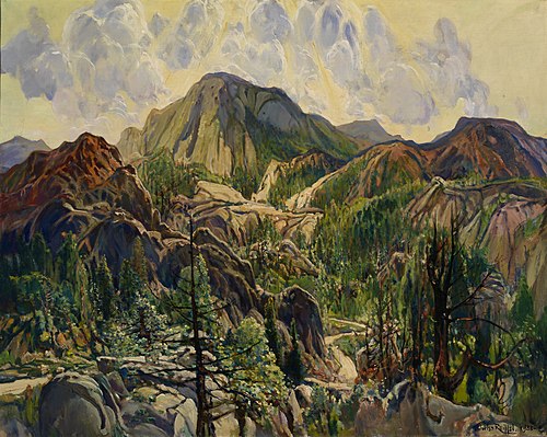 Road in the Cuyamacas, 1933, Charles Reiffel