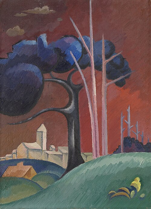 Landscape with Factory by Lake, II, , Viking Eggeling