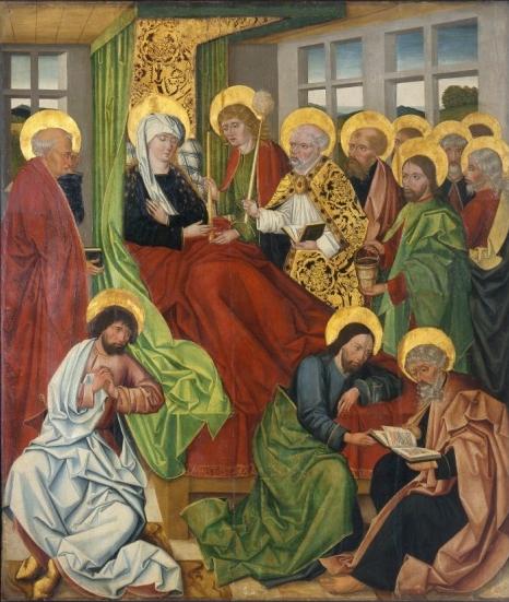 Dormition of the Virgin., 1486, Maître des années 1486-1487