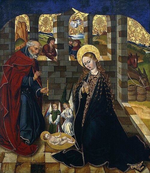 Adoration de l'Enfant, 1486, Maître des années 1486-1487