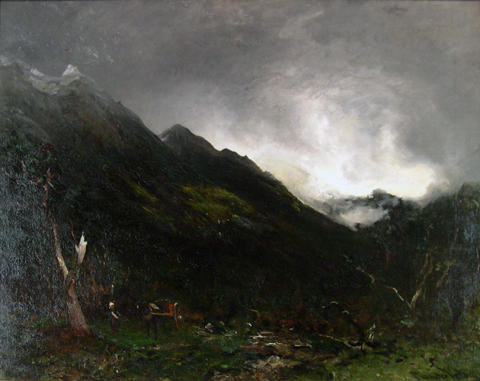 Otira Gorge, 1893, Petrus Van der Velden
