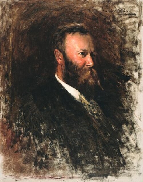 Portrait of Alexander William Bickerton (1842–1929), 1895, Petrus van der Velden