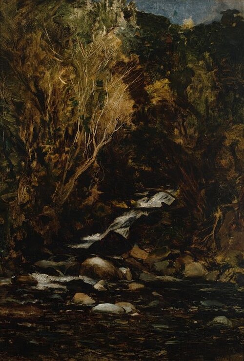 Otira Gorge (Sketch), 1891, Petrus van der Velden