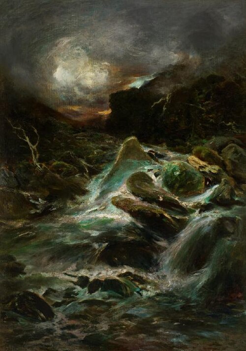 Otira Gorge, 1912, Petrus van der Velden
