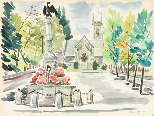 English Church, 1936, Alice Acheson