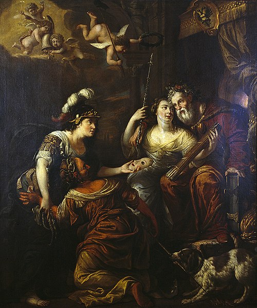 VERVALLEN / Allegorie op het goede bestuur,, 1685, Herman Collenius