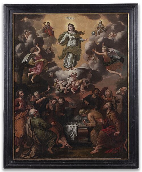 Ten Hemel Opneming van Maria, Maria Hemelvaart,, 1704, Herman Collenius