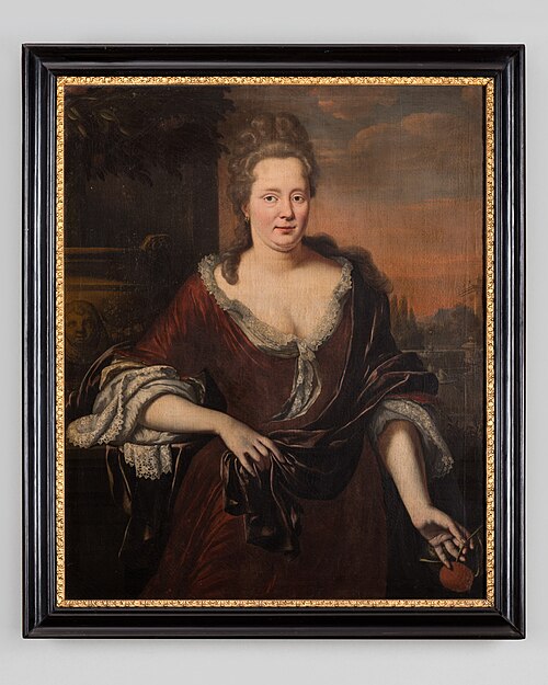 Portrait of Josina Clant tot Stedum (1660-1731), 1696, Herman Collenius