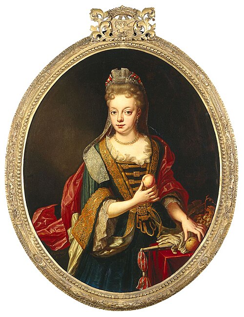 Portrait of Clara van Buttingha (1695-1722), 1717, Herman Collenius