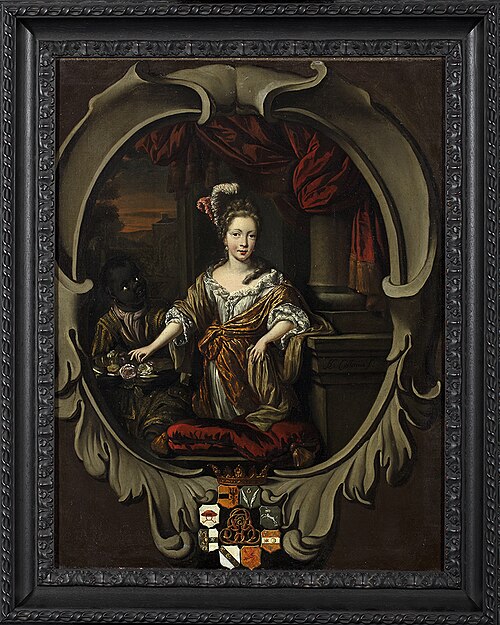 Portrait of Elisabeth Schay (1697- ), 1707, Herman Collenius