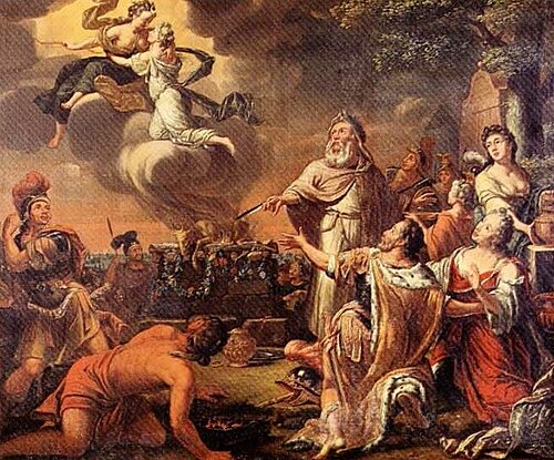 Het offer van Iphigeneia, 1705, Herman Collenius