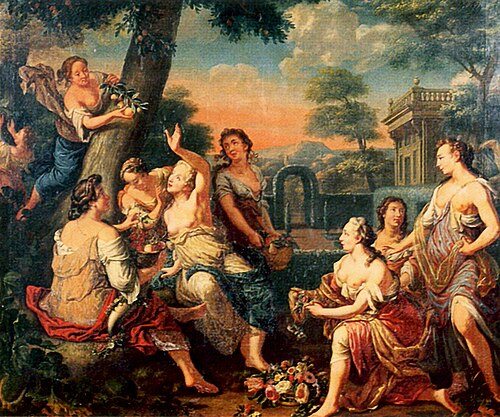 Godinnen van de oogst, 1705, Herman Collenius