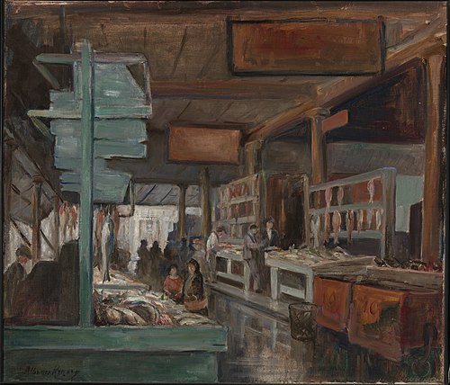 Fish Market, 1934, Alberta Kinsey