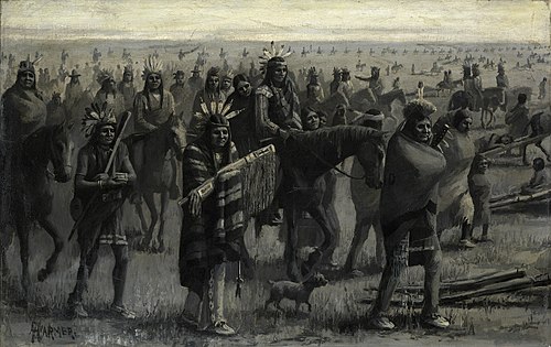 Indians Migrating, 1901, Alexander F. Harmer