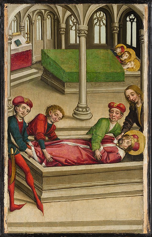 The Burial of Saint Wenceslas, 1490, Master of Eggenburg