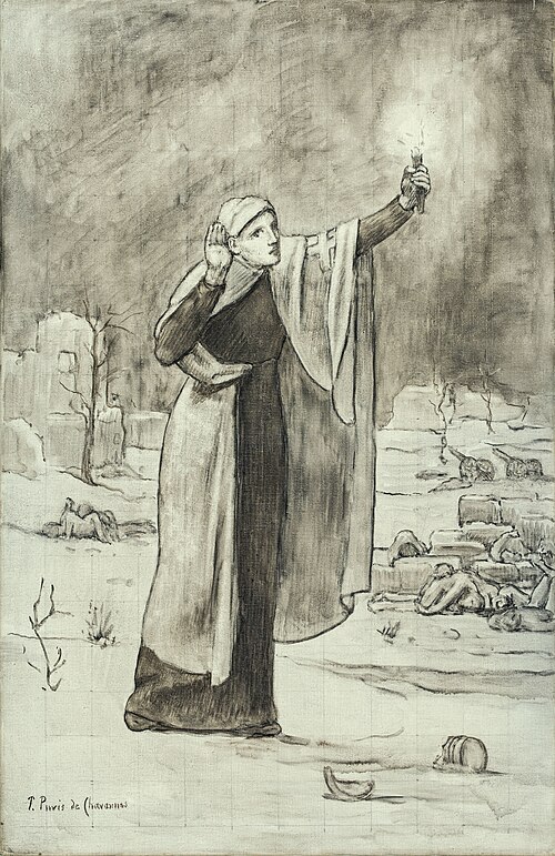 La Croix Rouge, 1870, Pierre Puvis de Chavannes