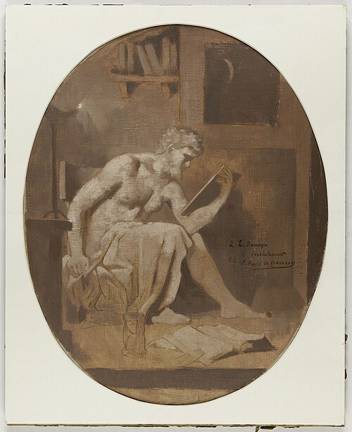 L'Etude, 1864, Pierre Puvis de Chavannes