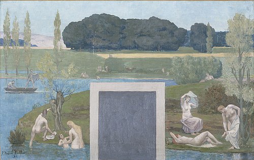 Esquisse pour l'Hôtel de Ville de Paris : l'été, 1891, Pierre Puvis de Chavannes