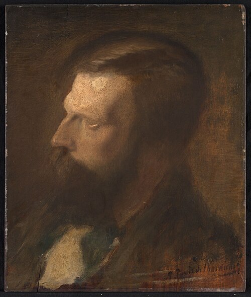 Portrait d'homme, , Pierre Puvis de Chavannes