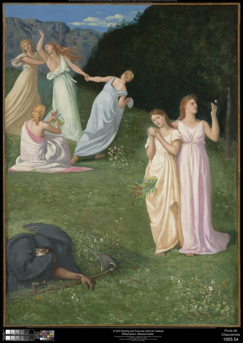 Les jeunes filles et la Mort, 1872, Pierre Puvis de Chavannes