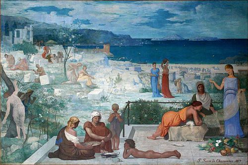 Marseille, colonie grecque, 1869, Pierre Puvis de Chavannes