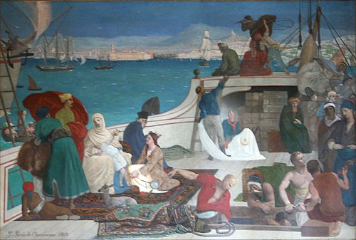 Marseille, porte de l'Orient, 1869, Pierre Puvis de Chavannes