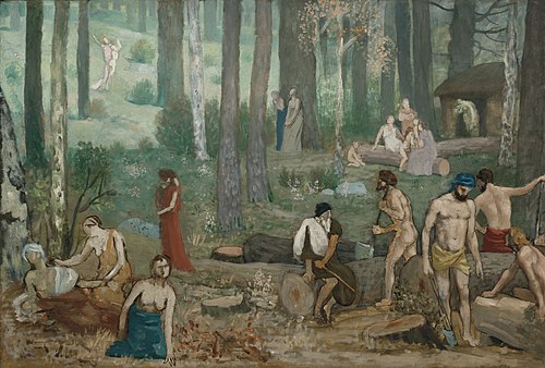 Les bûcherons, , Pierre Puvis de Chavannes