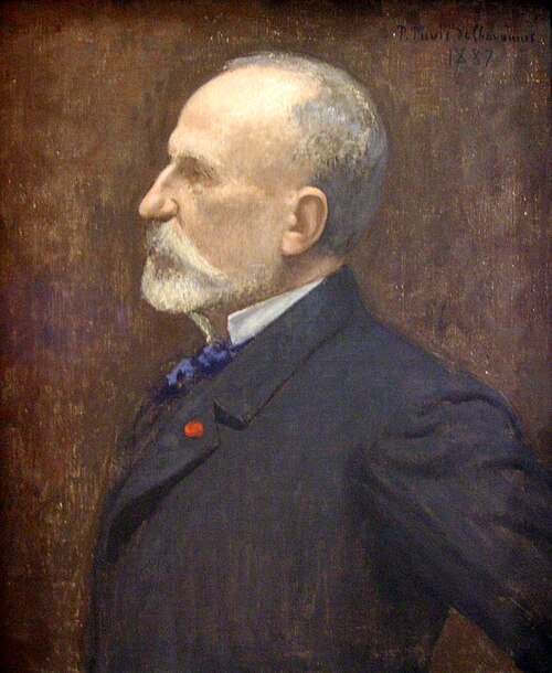 Autoportrait, 1889, Pierre Puvis de Chavannes
