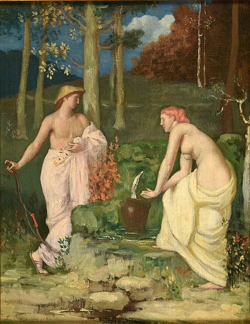 La Source, 1869, Pierre Puvis de Chavannes