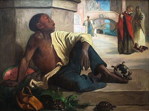 Le Marchand de tortues, 1854, Pierre Puvis de Chavannes