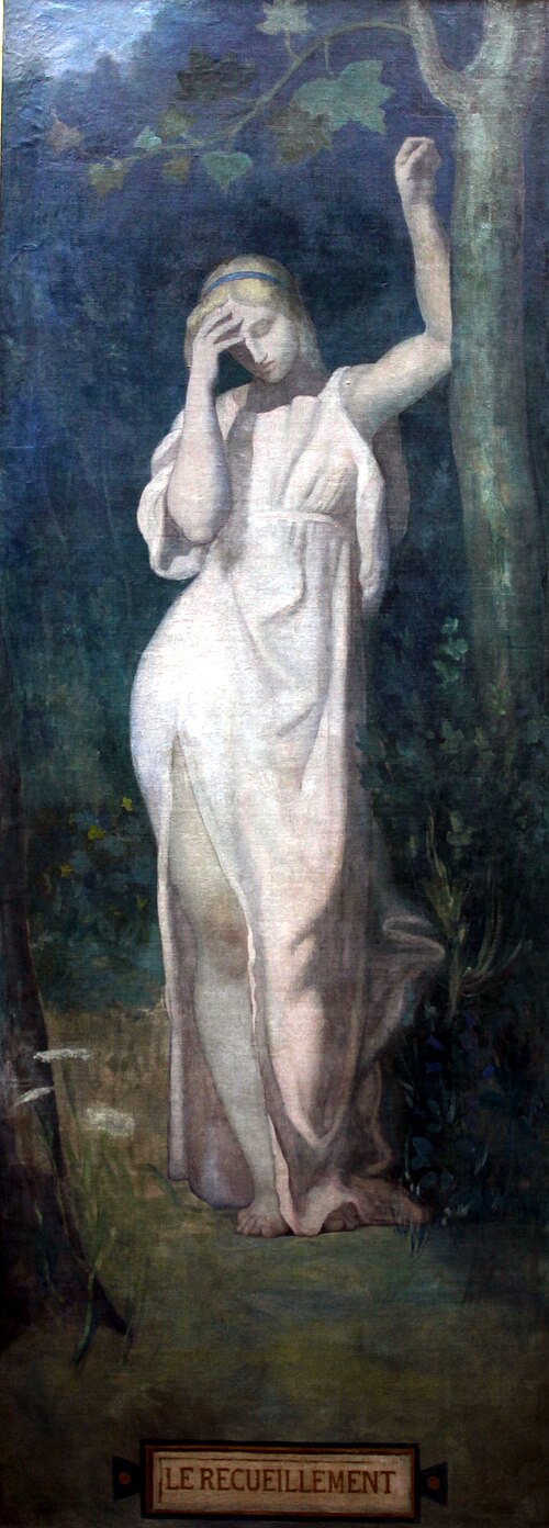 Le Recueillement, 1866, Pierre Puvis de Chavannes