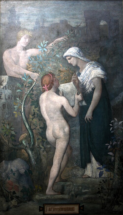 L'Histoire, 1866, Pierre Puvis de Chavannes