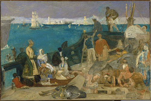 Marseilles, Gateway to the Orient, 1868, Pierre Puvis de Chavannes