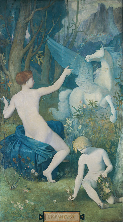 Fantasy, 1866, Pierre Puvis de Chavannes