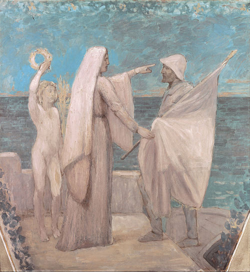 Study for Patriotism, 1893, Pierre Puvis de Chavannes