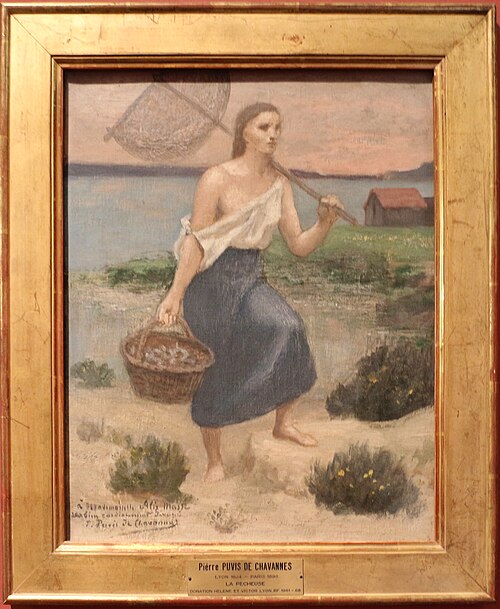 La Pêcheuse, 1887, Pierre Puvis de Chavannes