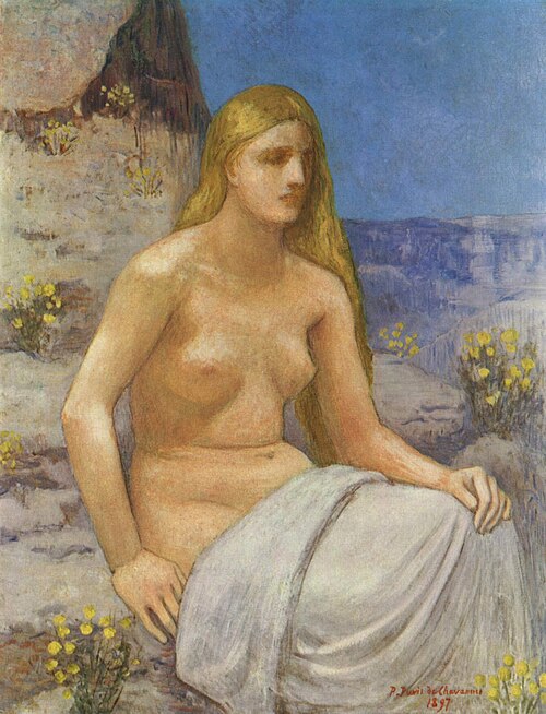 Mary Magdalene, 1897, Pierre Puvis de Chavannes