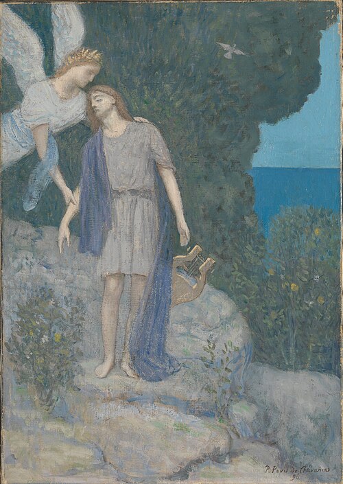 The Poet, 1896, Pierre Puvis de Chavannes