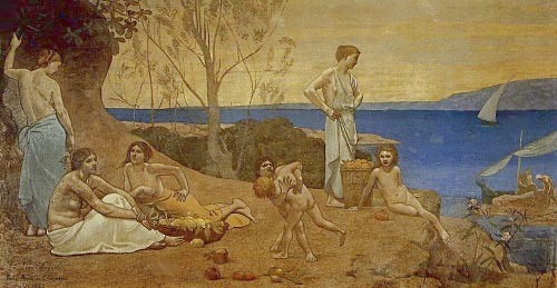 Doux Pays, 1882, Pierre Puvis de Chavannes