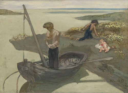 The Poor Fisherman (sketch), 1879, Pierre Puvis de Chavannes