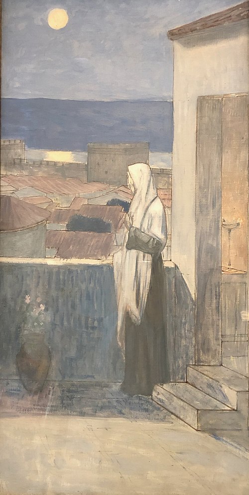 Étude pour sainte Geneviève veillant sur Paris, 1898, Pierre Puvis de Chavannes