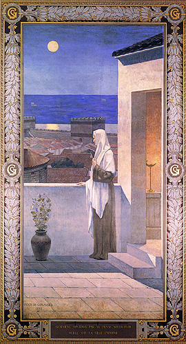 Sainte Geneviève watching over Paris, 1898, Pierre Puvis de Chavannes