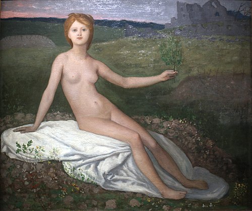 Hope, 1871, Pierre Puvis de Chavannes