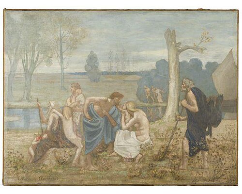 Ludus pro patria, 1880, Pierre Puvis de Chavannes