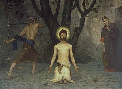 The Beheading of Saint John the Baptist, 1869, Pierre Puvis de Chavannes
