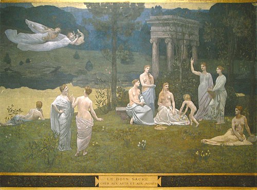 Le Bois sacré cher aux arts et aux Muses, 1884, Pierre Puvis de Chavannes